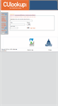 Mobile Screenshot of culookup.com